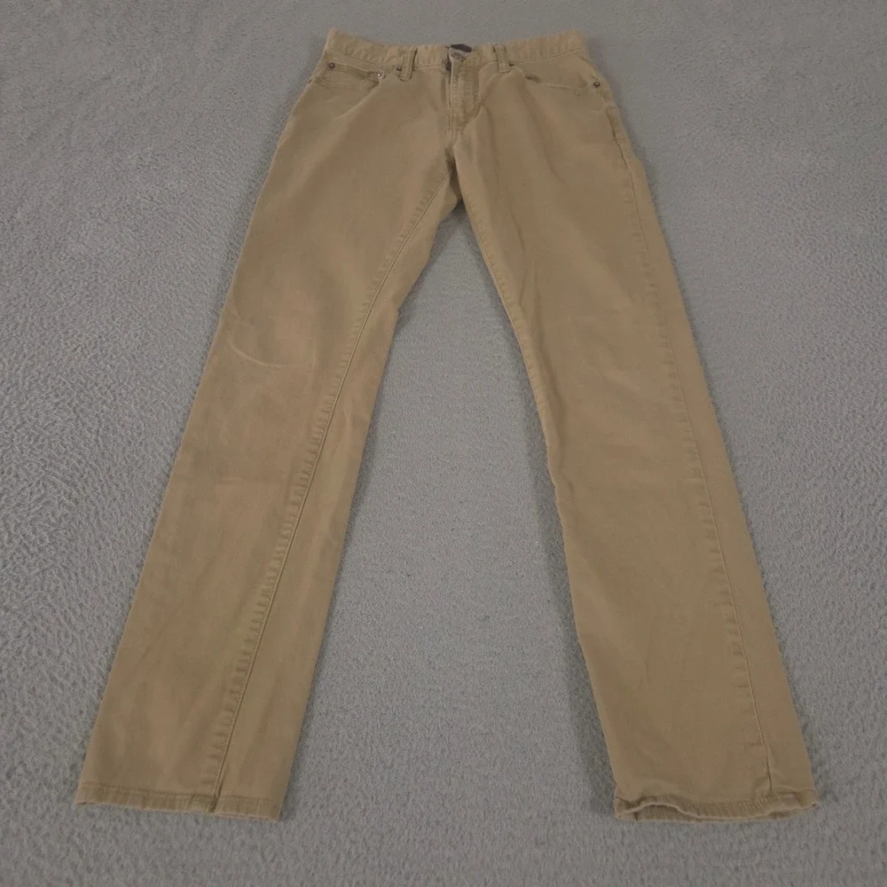 Gap Pants Mens 30x32 Khaki Slim Leg GapFlex Twill Skinny Stretch Cotton Chino
